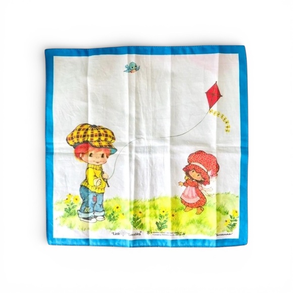 Strawberry Shortcake Other - Vintage 1980s Strawberry Shortcake Little Lovables Hankie